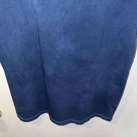 EVERLANE UNIFORM Navy Blue Organic Cotton Shirt-M - Picture 7 of 10